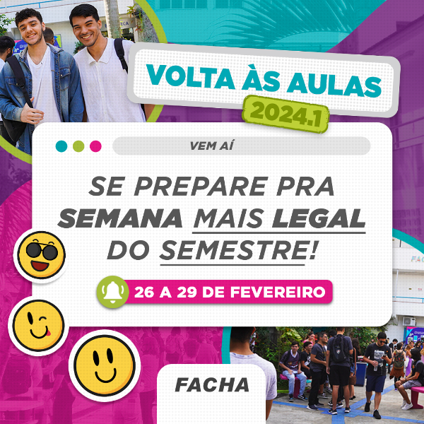 Vem aí: volta às aulas!