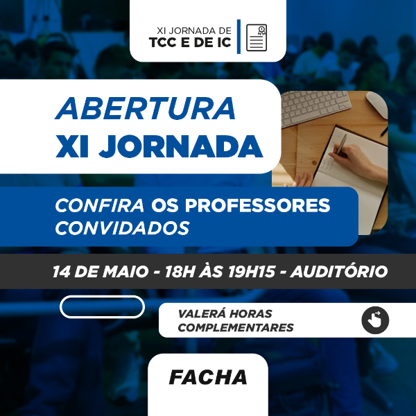 XI Jornada de TCC e IC